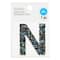 12 Pack: Black AB Letter Bling Sticker by Recollections®